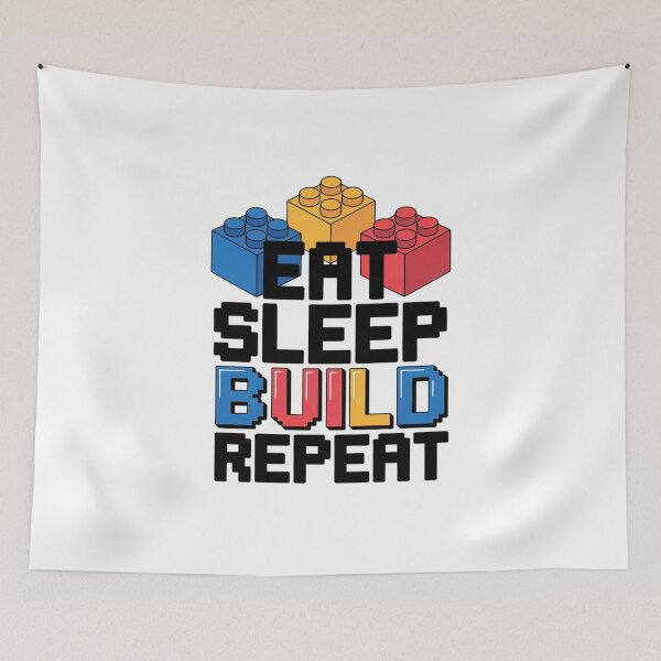 Item preview, Eat Sleep Build designed and sold by DrewLeuschke.