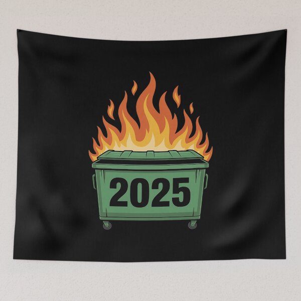Item preview, Dumpster Fire 2025 designed and sold by marcusry.