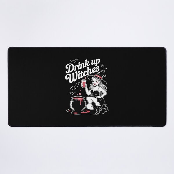 Item preview, Drink Up Witches Wine Witch designed and sold by VasilisLamArt.