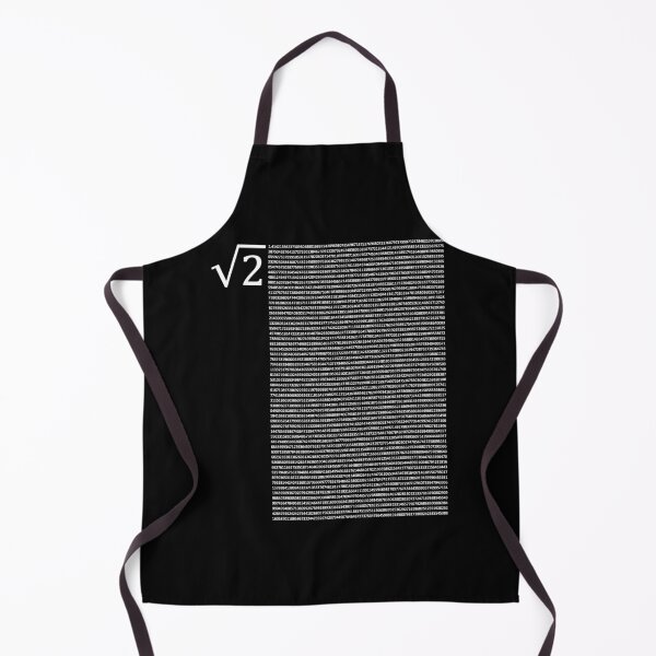 Item preview, Nerdy Vintage Digits of Square Root of Two Pythagoras' Constant Math Teacher White Text designed and sold by MathWare MathClips.