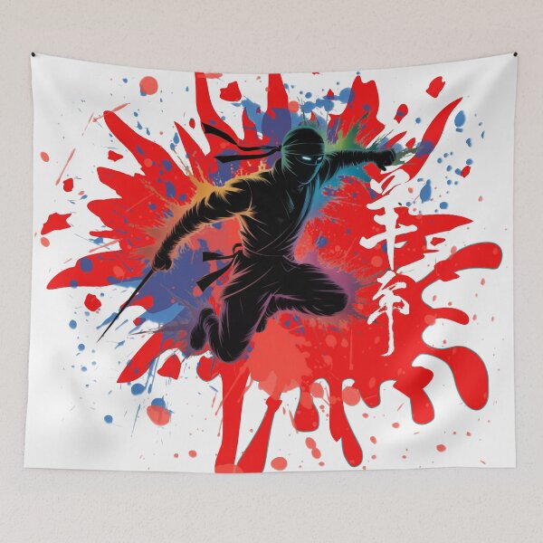 Item preview, ssassin, gamer, minimalist, stealth mode, discipline, power, focus, meditation, warrior spirit, dark aesthetic, cool design, retro ninja designed and sold by Artdesign17.