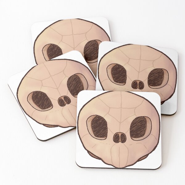 Item preview, Loggerhead Sea Turtle Skull Sticker designed and sold by coricygne.