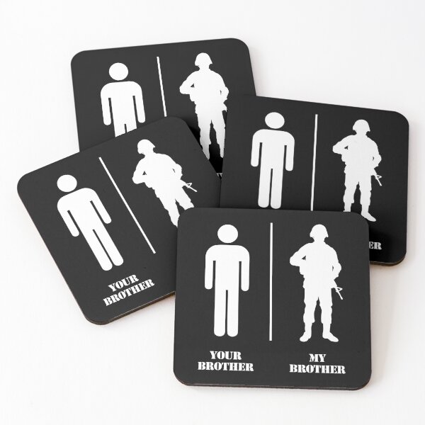 Item preview, Your Brother My Brother - Funny Military Army Soldier Siblings designed and sold by zenicafariana.
