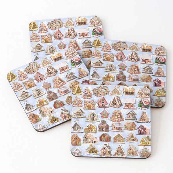 Item preview, Gingerbread Houses Pattern designed and sold by DigitalShoppeIL.