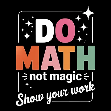 Artwork thumbnail, Do Math Not Magic by AmparoBoyle