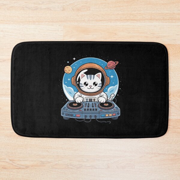 Item preview, DJ Cat Cute Space designed and sold by MinaReinger.