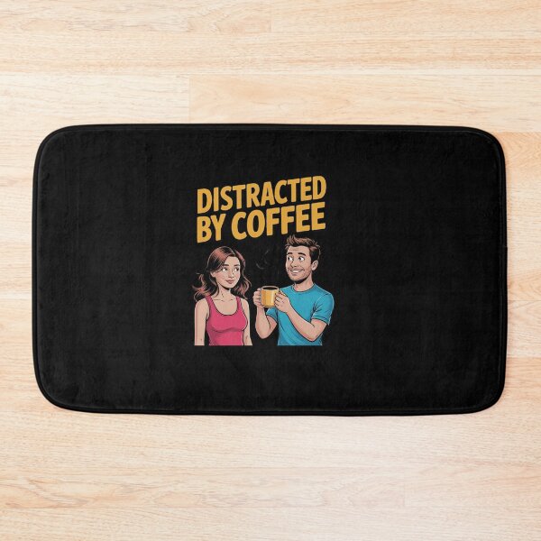 Item preview, Distracted by Coffee Meme – Funny Coffee Lover designed and sold by khorbiasieno.