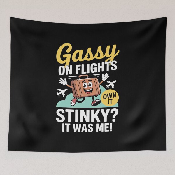 Item preview, Gassy on Flights Embarrassing designed and sold by SnackPAC.