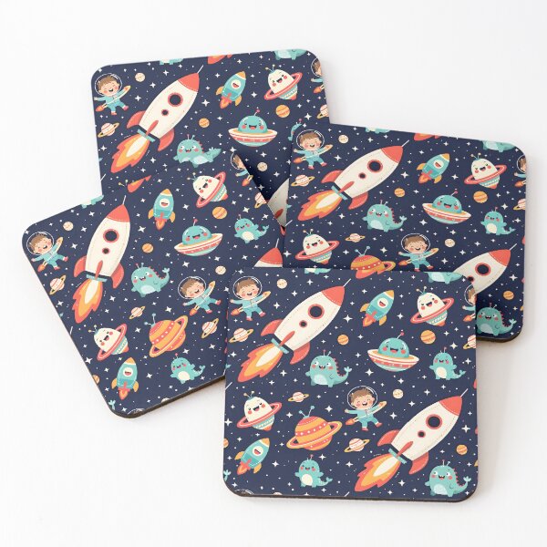 Item preview, Kids in Outer Space Seamless Repeat designed and sold by Sharon Schwalbe.