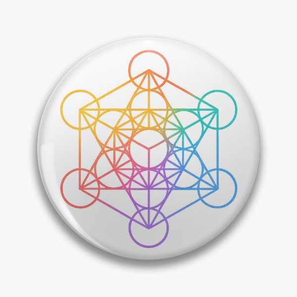 Item preview, Metatron’s Cube Sacred Geometry T-Shirt – Spiritual Energy Symbol, Rainbow Light Mandala for Awakening & Balance designed and sold by Eclipse 3699.