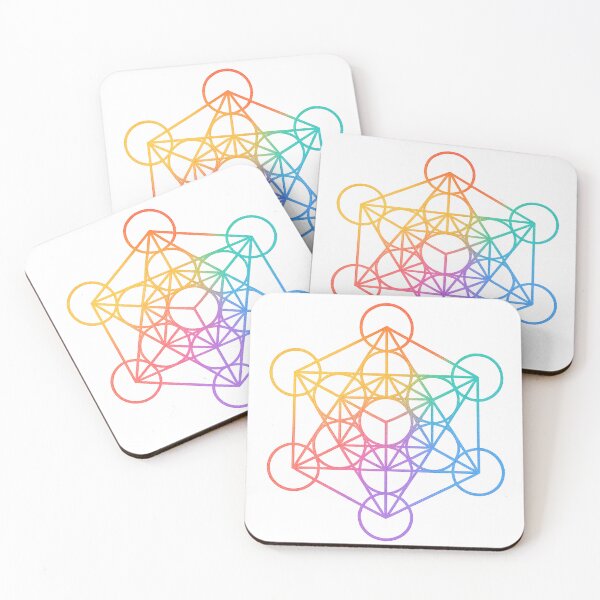 Item preview, Metatron’s Cube Sacred Geometry T-Shirt – Spiritual Energy Symbol, Rainbow Light Mandala for Awakening & Balance designed and sold by Eclipse 3699.