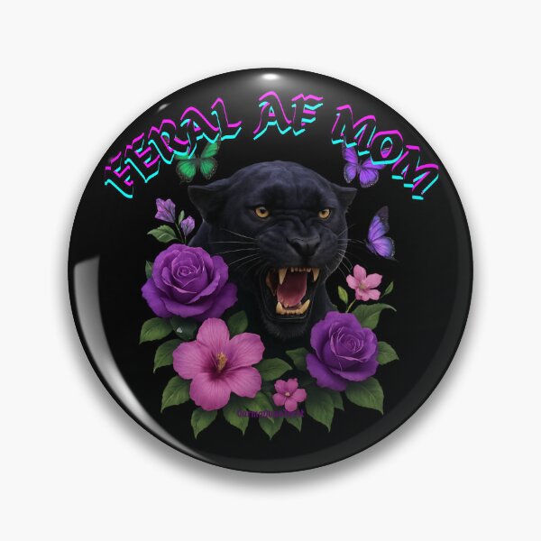 Artikelvorschau, Wilde AF Mom – Blumendesign „Schwarzer Panther“ von CarmaQuanTarot entworfen und verkauft von CarmaQuanTarot.