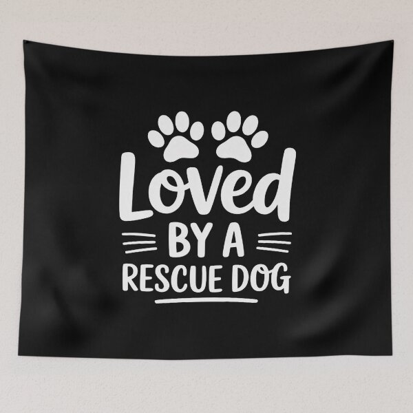 Item preview, Womens Loved By A Rescue Dog - Foster Mom Rescue Dad designed and sold by RustsyMin.