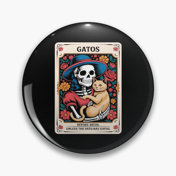 Item preview, Gatos Before Vatos Unless The Vato Has Gatos Tarot Card designed and sold by SnackPAC.