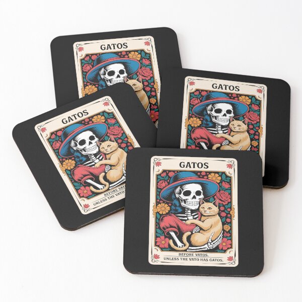 Item preview, Gatos Before Vatos Unless The Vato Has Gatos Tarot Card designed and sold by SnackPAC.