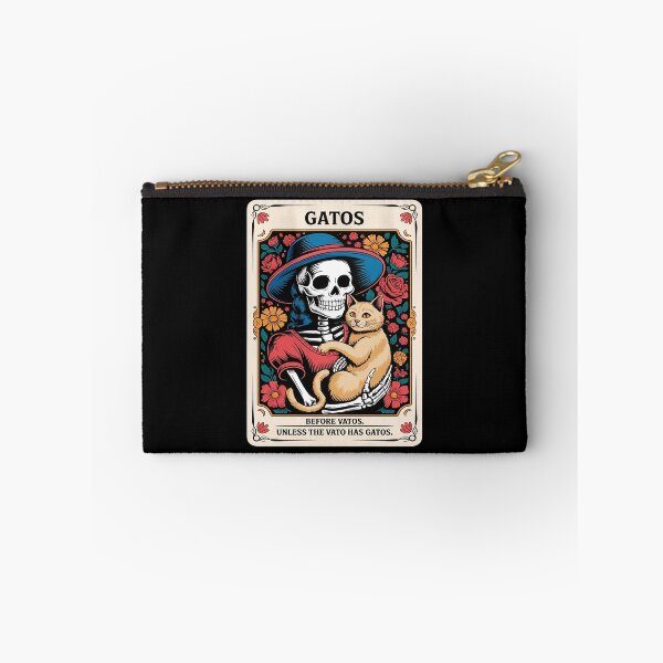 Item preview, Gatos Before Vatos Unless The Vato Has Gatos Tarot Card designed and sold by SnackPAC.