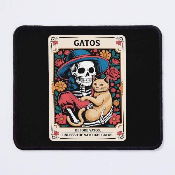 Item preview, Gatos Before Vatos Unless The Vato Has Gatos Tarot Card designed and sold by SnackPAC.