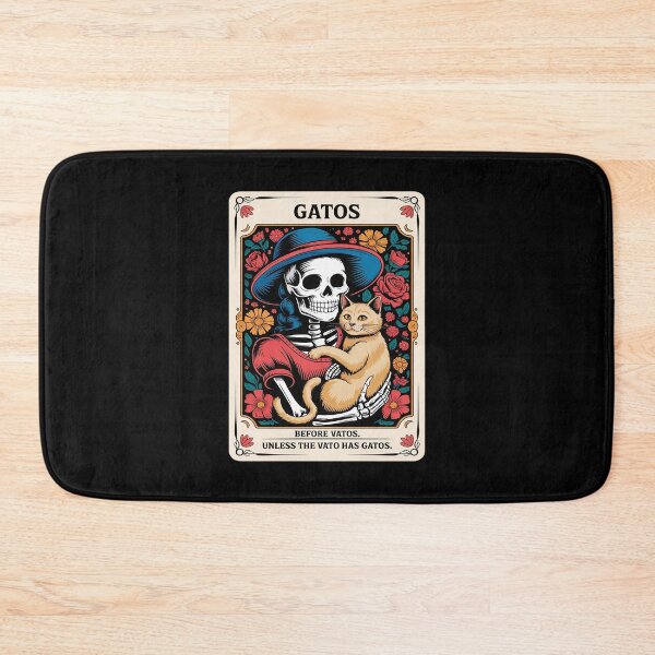 Item preview, Gatos Before Vatos Unless The Vato Has Gatos Tarot Card designed and sold by SnackPAC.
