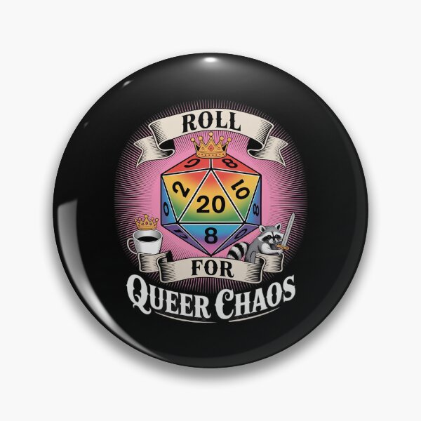 Item preview, Gay Pride d-20 Dice Game Wizard RPG Gamer Roll Queer designed and sold by SnackPAC.