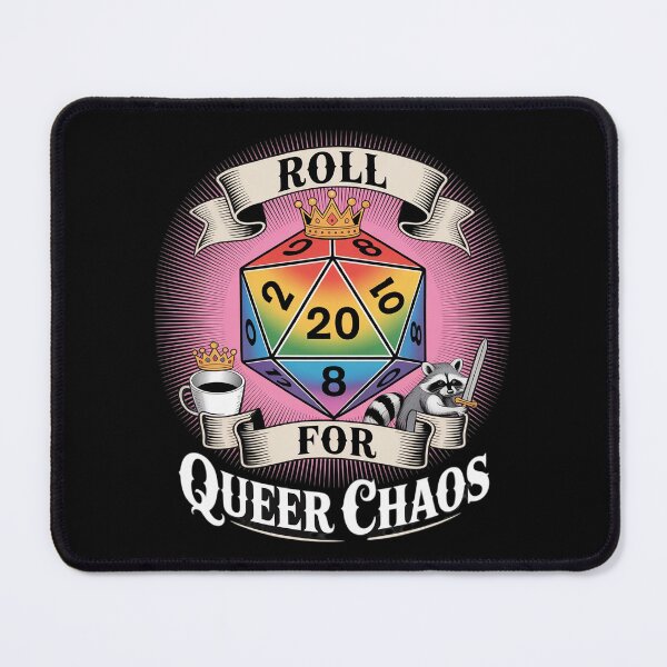 Item preview, Gay Pride d-20 Dice Game Wizard RPG Gamer Roll Queer designed and sold by SnackPAC.