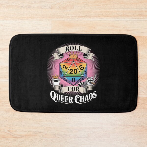 Item preview, Gay Pride d-20 Dice Game Wizard RPG Gamer Roll Queer designed and sold by SnackPAC.