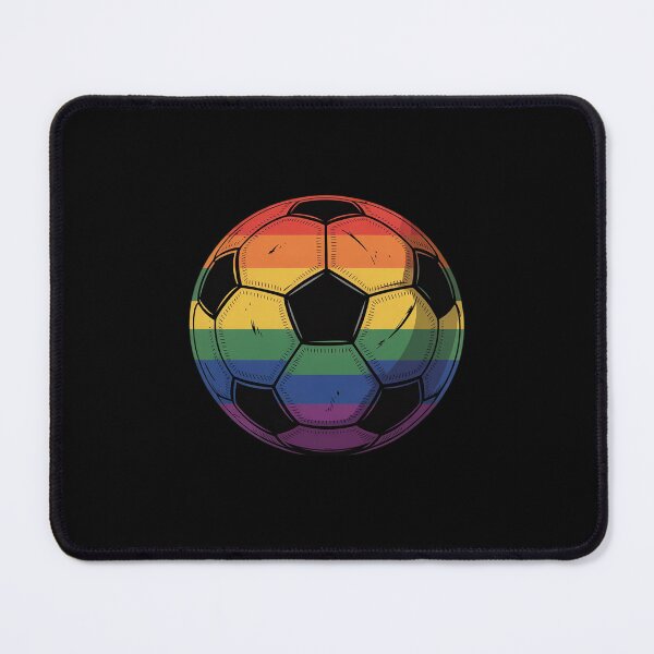 Item preview, Gay Pride Soccer Rainbow Flag Lgbtq Football designed and sold by SnackPAC.
