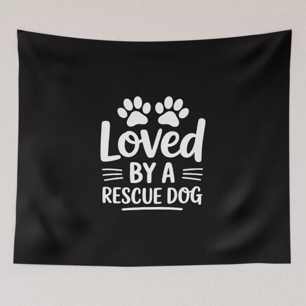 Item preview, Womens Loved By A Rescue Dog - Foster Mom Rescue Dad designed and sold by TewonLake.