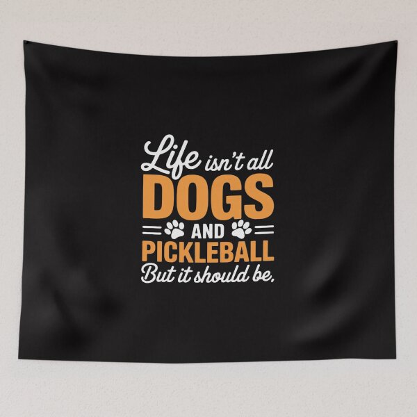 Item preview, Womens Life Isn't All Dogs and Pickleball Player designed and sold by TewonLake.