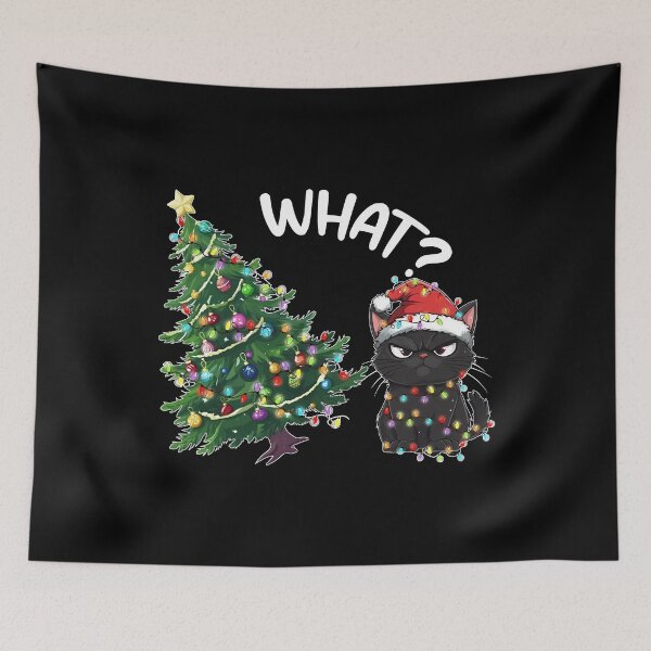 Item preview, Cat Christmas Funny Cat Christmas Black Cat Christmas Light  designed and sold by bethanyrodgers6.