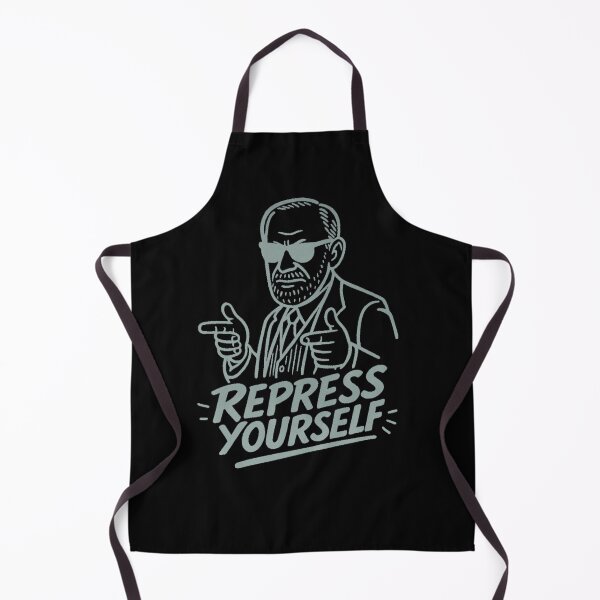 Item preview, Repress Yourself | Funny Freud Psychology Pun designed and sold by NeuroNotes.