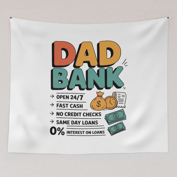 Item preview, Dad Bank designed and sold by khorbiasieno.