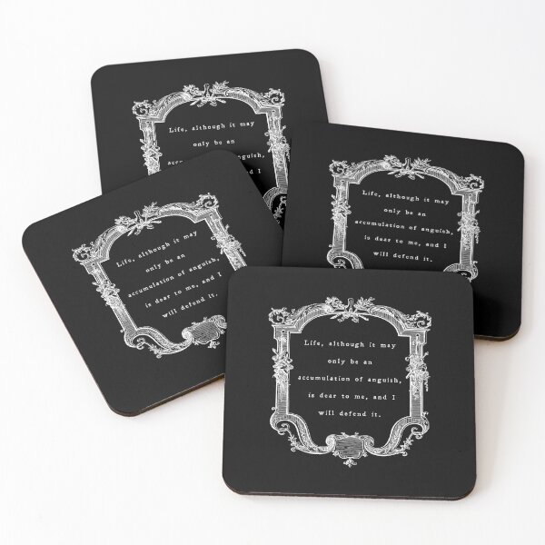 Item preview, Frankenstein, Accumulation of Anguish Quote, Gothic Horror designed and sold by MarlinConroy.