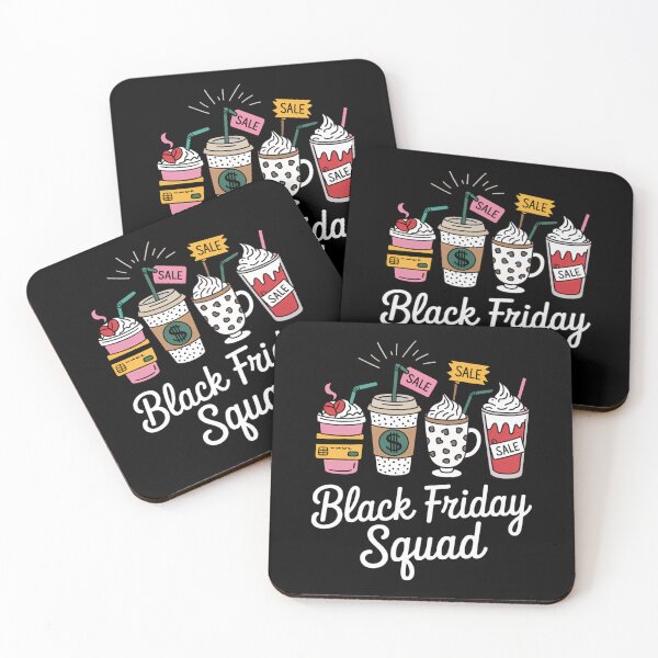 Item preview, Black Shopping Friday Squad Coffee cups designed and sold by ZackeryKuphal.