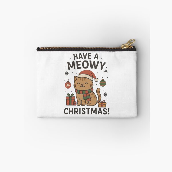 Item preview, Funny Cat Christmas Meowy Christmas Have A Meowy Christmas designed and sold by jillianhanna.