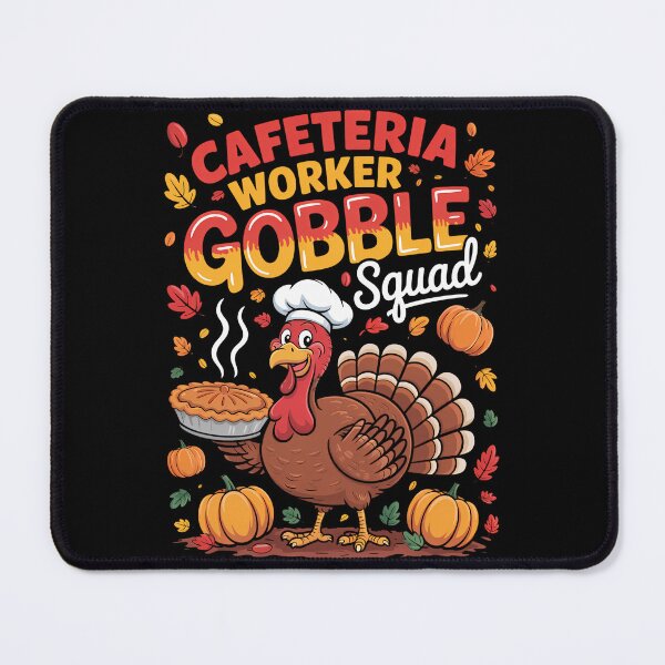 Item preview, Cafeteria Worker Gobble Squad Turkey Pumpkin Thanksgiving designed and sold by ZackeryKuphal.