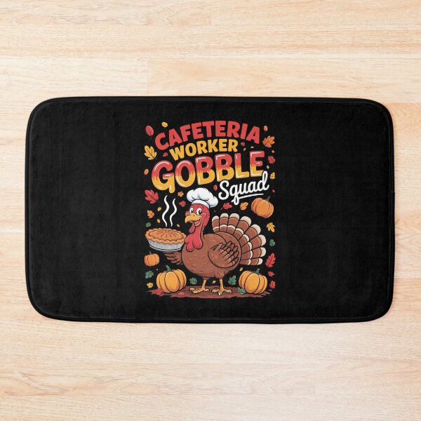 Item preview, Cafeteria Worker Gobble Squad Turkey Pumpkin Thanksgiving designed and sold by ZackeryKuphal.