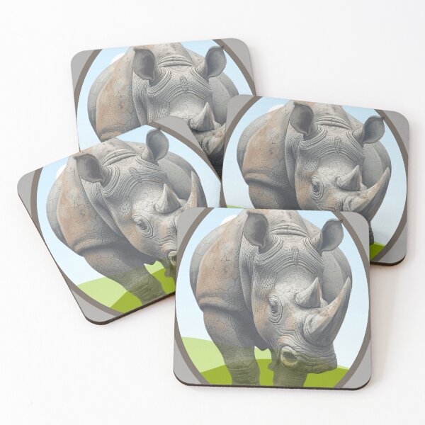 Item preview, Cracked Rhino Power – Textured Resilience Identity designed and sold by SavannaStrikes.