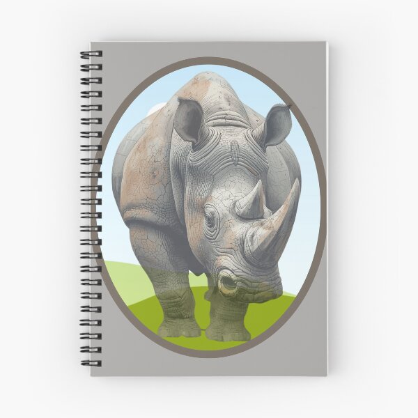 Item preview, Cracked Rhino Power – Textured Resilience Identity designed and sold by SavannaStrikes.