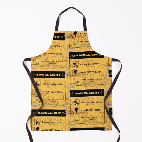 Item preview, Travel Light Warning Sign designed and sold by NogiArt.