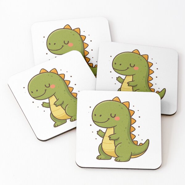 Item preview, Sunny Dino Vibes – Cute Cartoon Dinosaur designed and sold by luckyyouth.