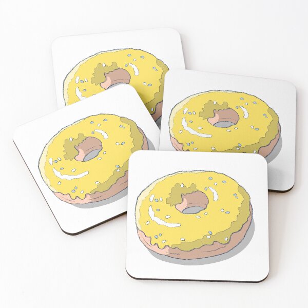 Item preview, Lemon Donut Art - Happy Citrus Dessert designed and sold by morimist.