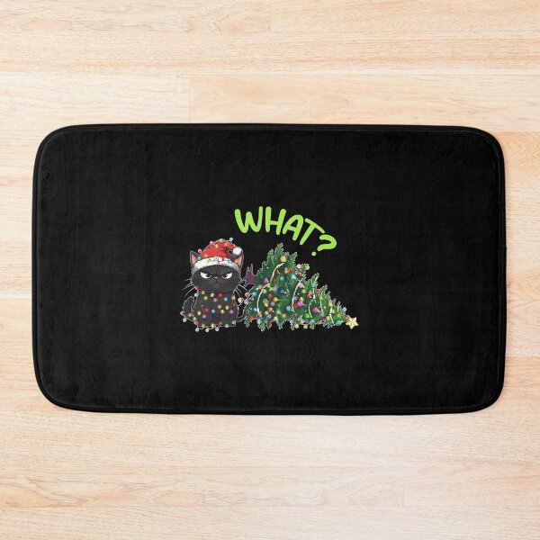 Item preview, What Cat Christmas Black Cat Christmas Light  designed and sold by jillianhanna.