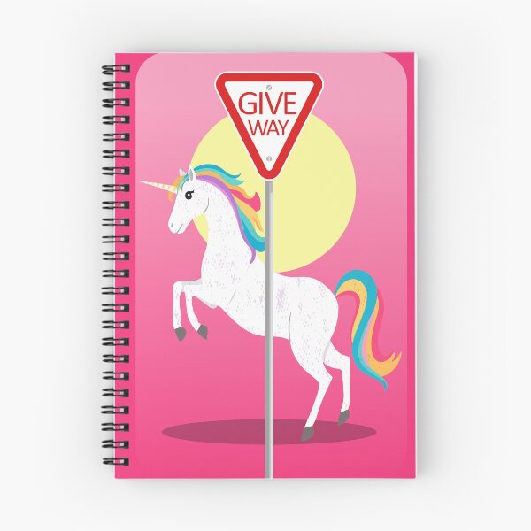 Item preview, give way to unicorns funny road sign designed and sold by piedaydesigns.