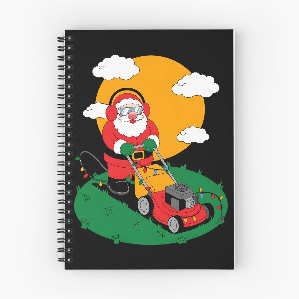 Item preview, Lawn Mower Christmas Vintage Funny Santa Lawn Mowing Xmas designed and sold by BakeryDozen.