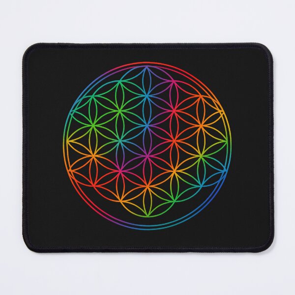 Item preview, Flower of Life Sacred Geometry T-Shirt – Spiritual Energy Symbol of Creation, Harmony & Universal Connection designed and sold by Eclipse 3699.