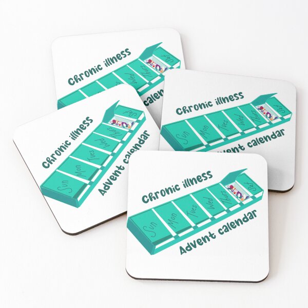 Item preview, Chronic illness advent calendar (green) designed and sold by cascadiacreator.