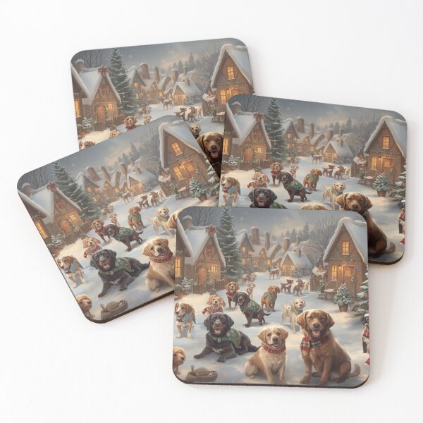 Item preview, Dogs of Christmas town designed and sold by Heavens Light.