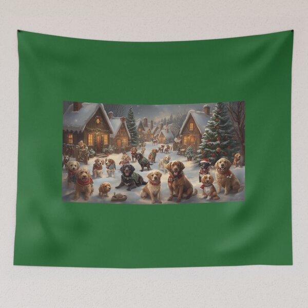 Item preview, Dogs of Christmas town designed and sold by Heavens Light.