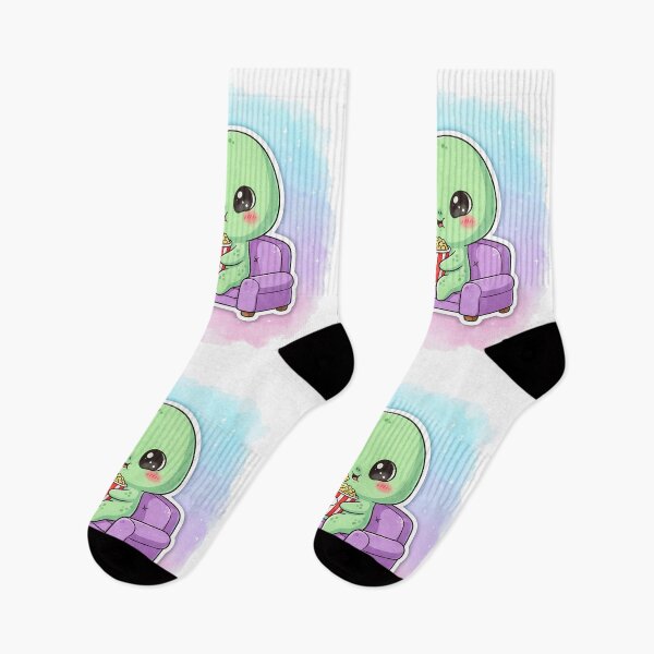 Item preview, Cute Baby Alien Watching Movie - Adorable Sci-Fi Fan Art designed and sold by hakimz.