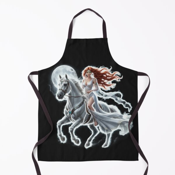 Item preview, Rhiannon – Celtic Moon Goddess on White Horse designed and sold by CelticSoulShop.